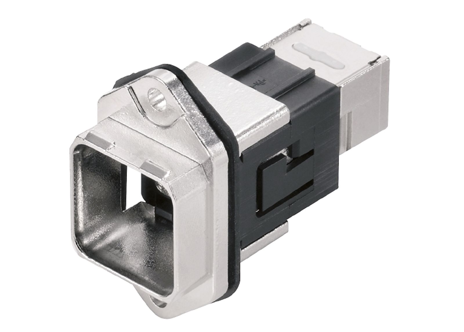 Modular-Buchse Cat5 RJ45 24-22AWG Schirm Feldkonf Litze massiv f.Rundkabel