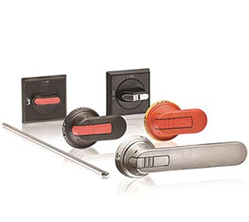 Handgriff NOT-AUS rt f.Leistungsschalter Geeignet für NOT-AUS