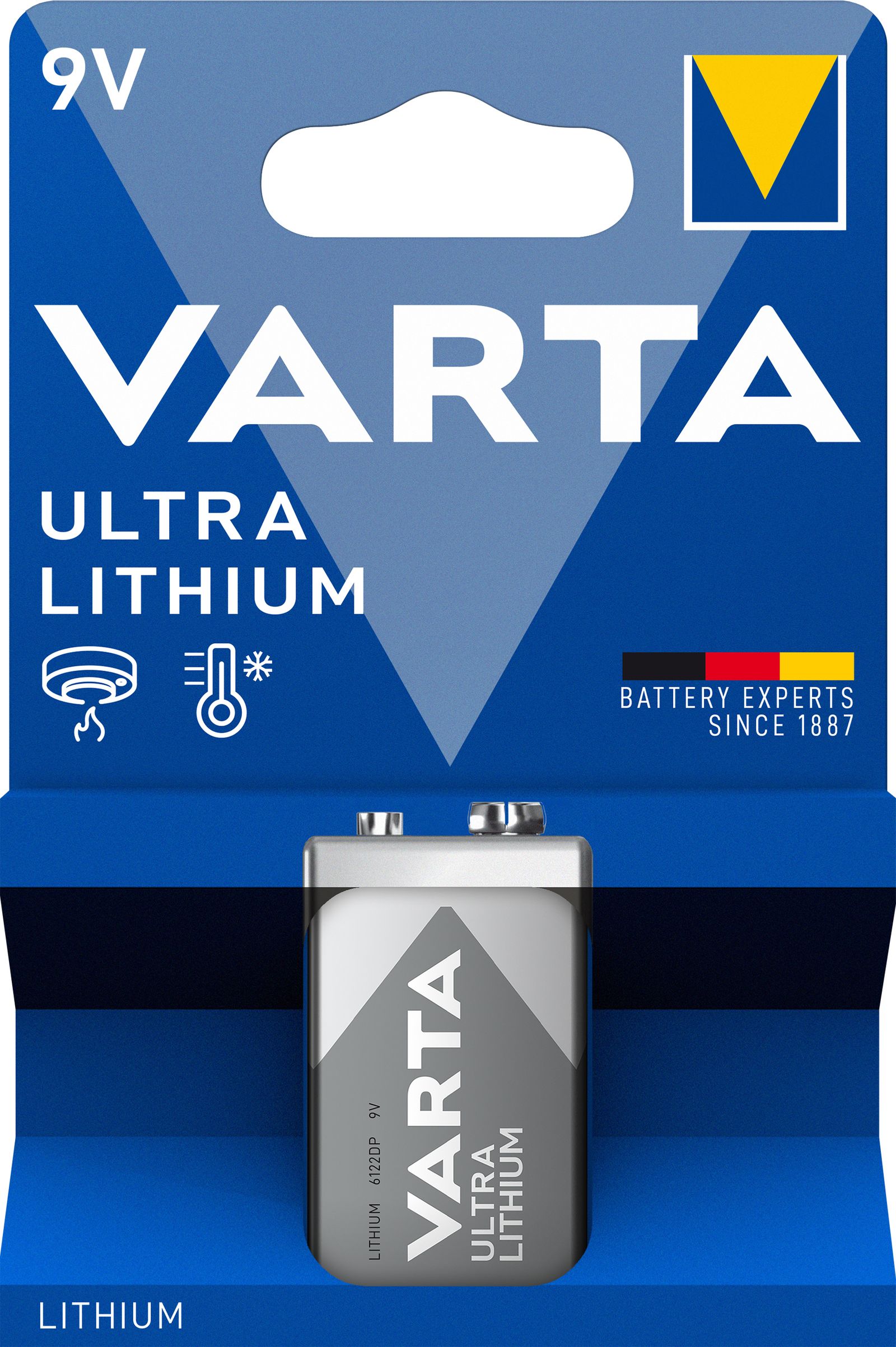 Batterie Block 9V Professional Li 9V 1200mAh