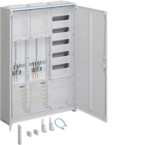 Komplettschrank AP/UP 2Z 1stö 3Feld IP44 1100x800x205mm