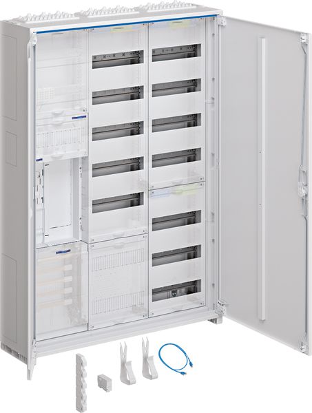 Komplettschrank AP/UP 1Z eHZ 3Feld IP44 SS_5p 1100x800x205mm