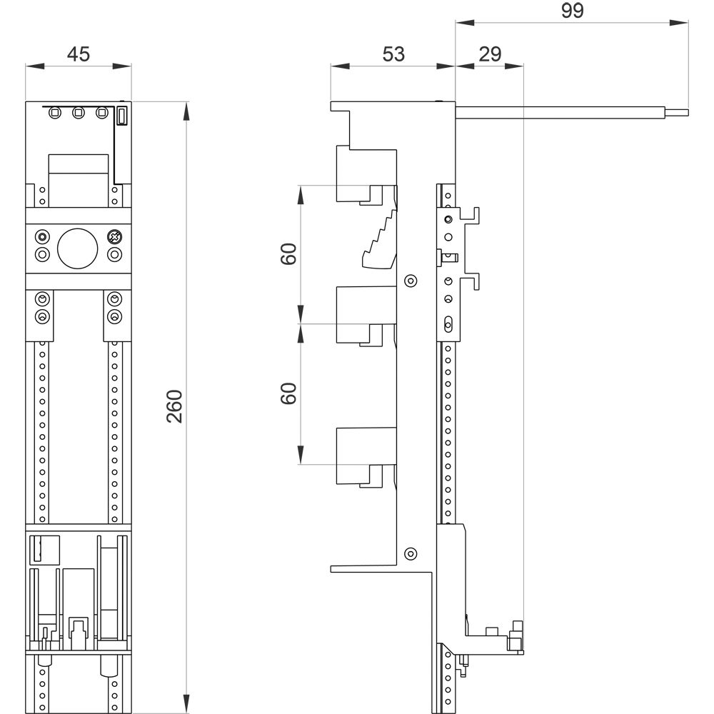 Zubehör Sammelschienen