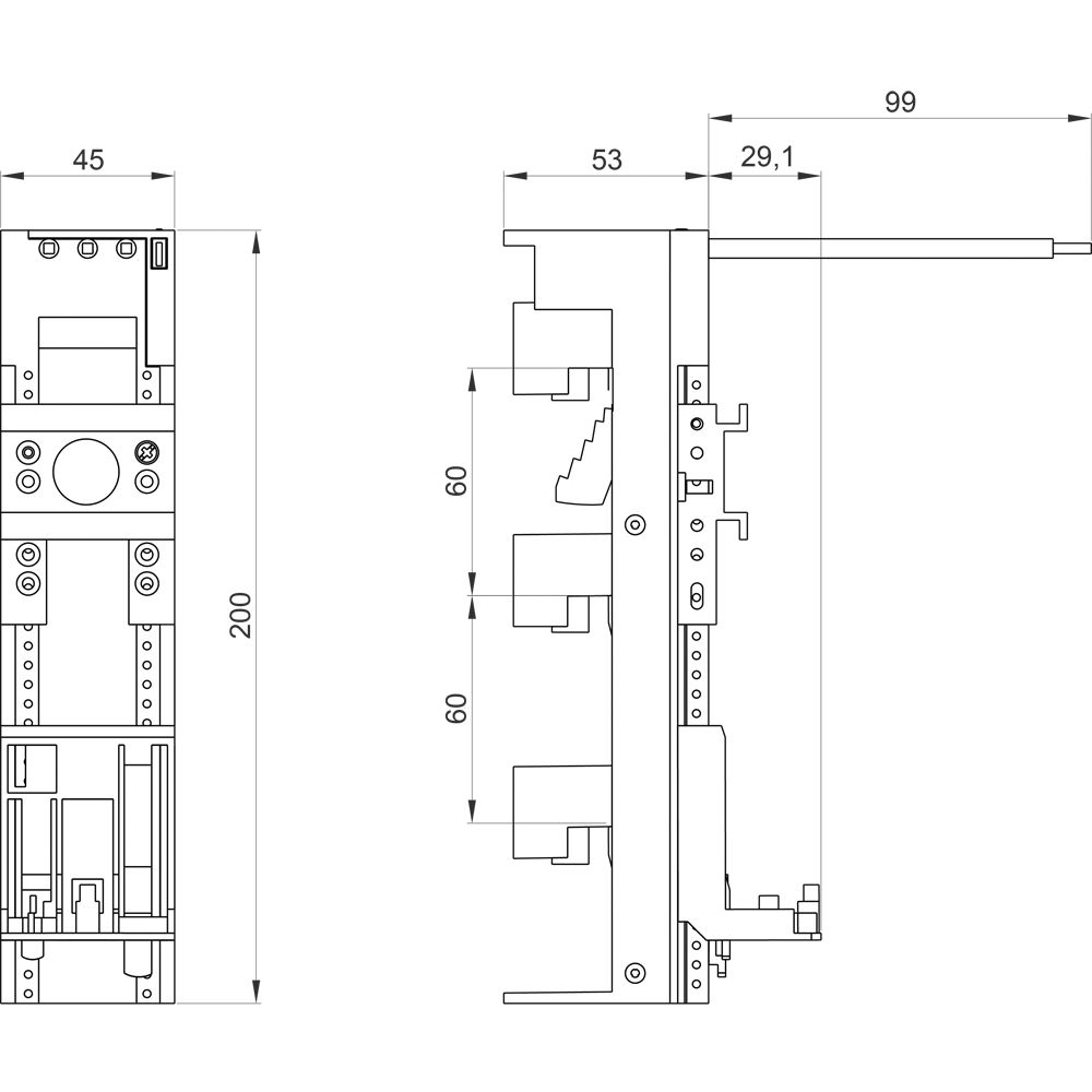 Zubehör Sammelschienen