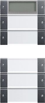 Tastsensor KNX System 55 AP rws glz 5f