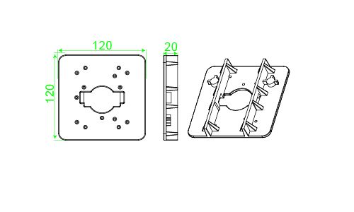 Masthalterung Kamera ws