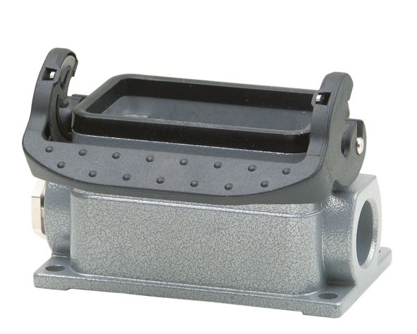 Sockelgehäuse Längsbügel Alu IP65 seitl 144x84x57mm