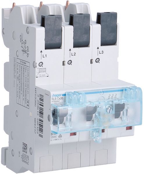 SLS-Schalter Cs 3p Sammelsch 35A 230V 690V/Ui 25kA 6kV Gr:2 IP2X
