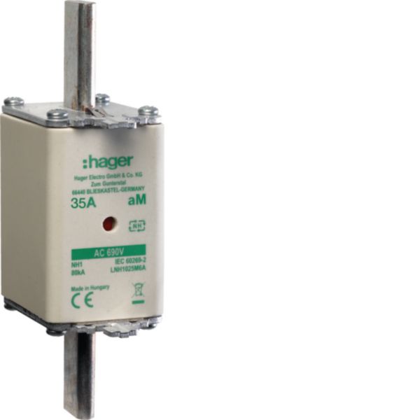 NH-Sicherungseinsatz 35A NH1 690VAC aM Kombik