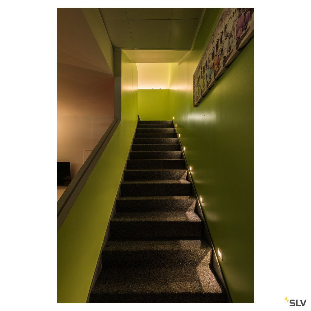 LED-Orientierungsleuchte 1W 3000K 60lm gr Konv 1LED elektr.Trafo IP20 Lamelle