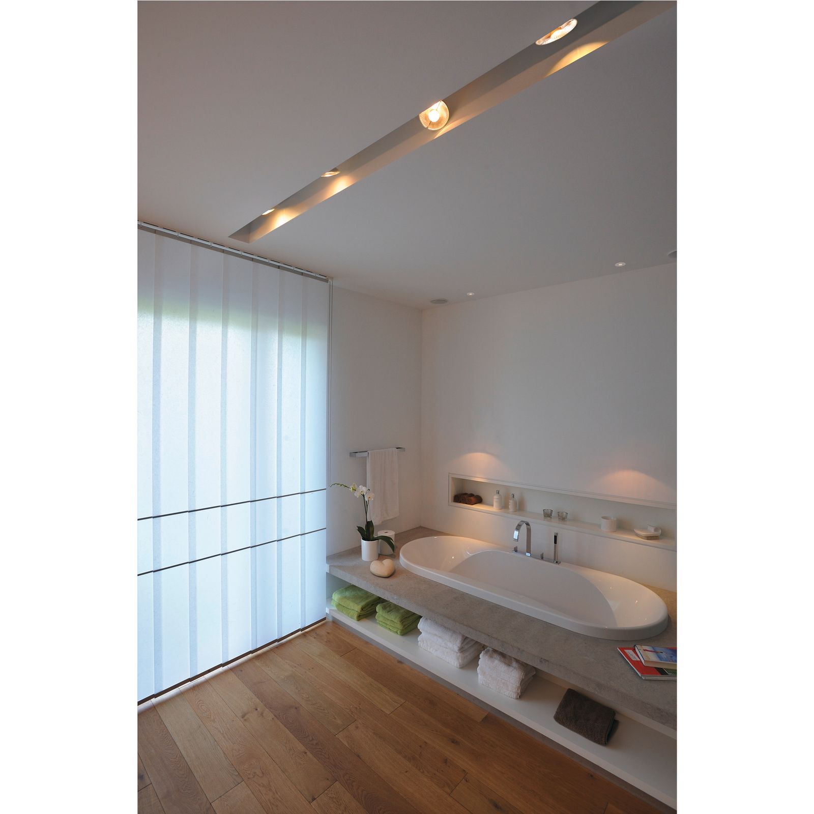 Anbaustrahler 50W GU10 si mt IP20 1Ph Alu 80x35x145mm