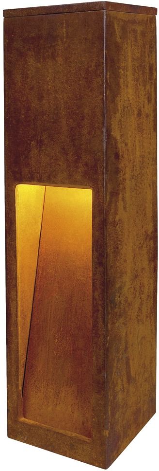 Pollerleuchte 11W E27 rost ST Kst_tr HV IP44