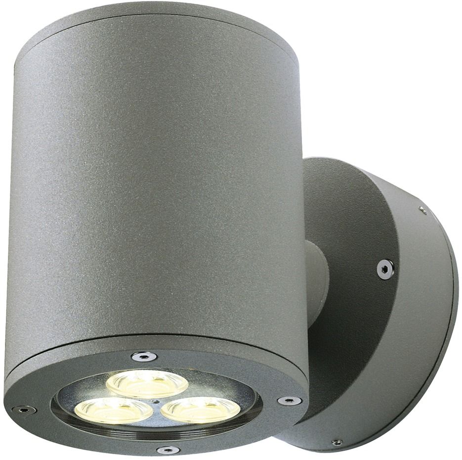 Up/Down Leuchte 18W HV anth IP44 GX53 UP and Down 100x100x155mm