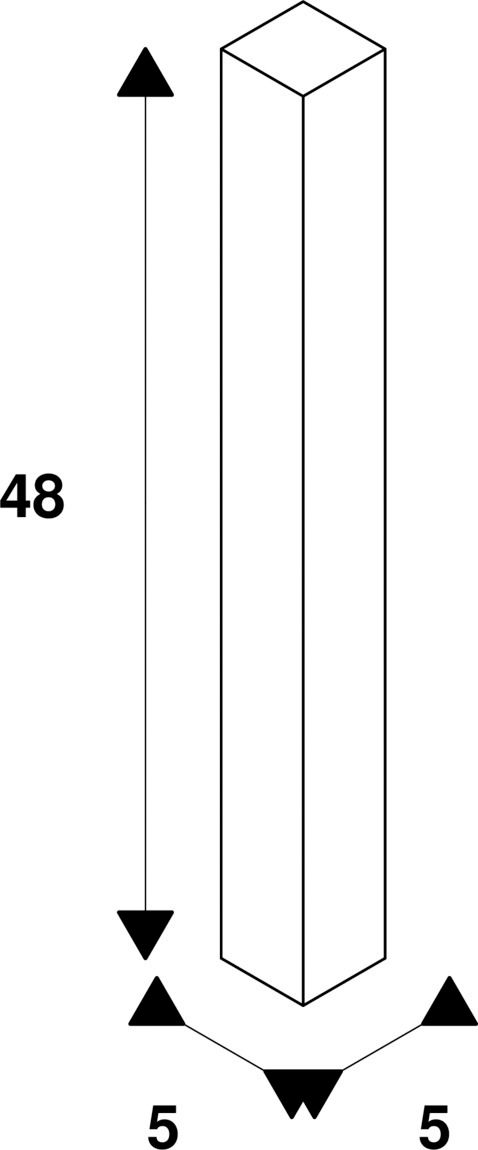 Erdspieß gr ST L480mm