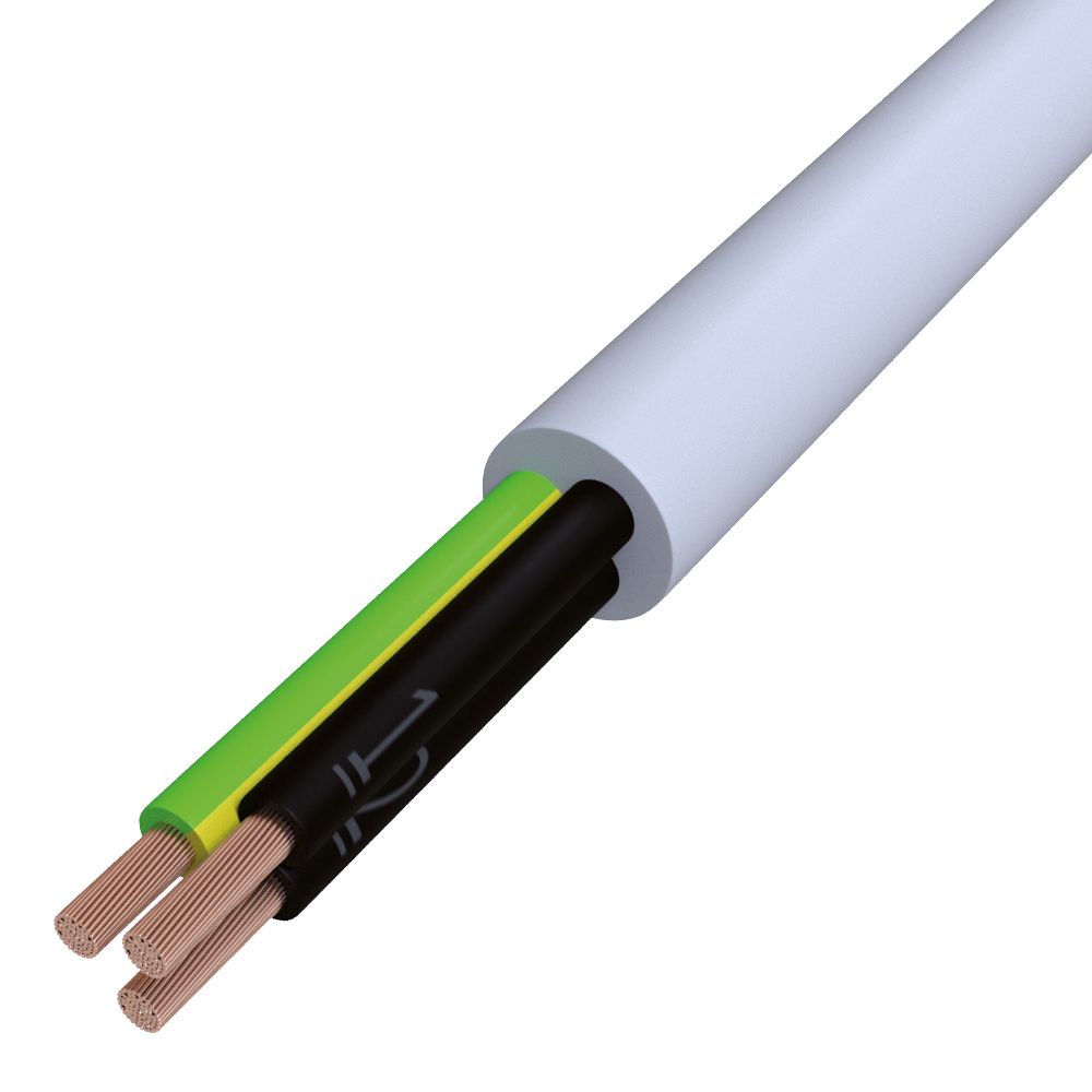 PVC-Steuerleitung Eca YSLYCY-JZ 3G1 gr TRS Ø9mm Polyvinylchlorid (PVC) Ziffer