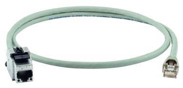Patchkabel Cat6A 10m gr S/FTP RJ45 AWG27