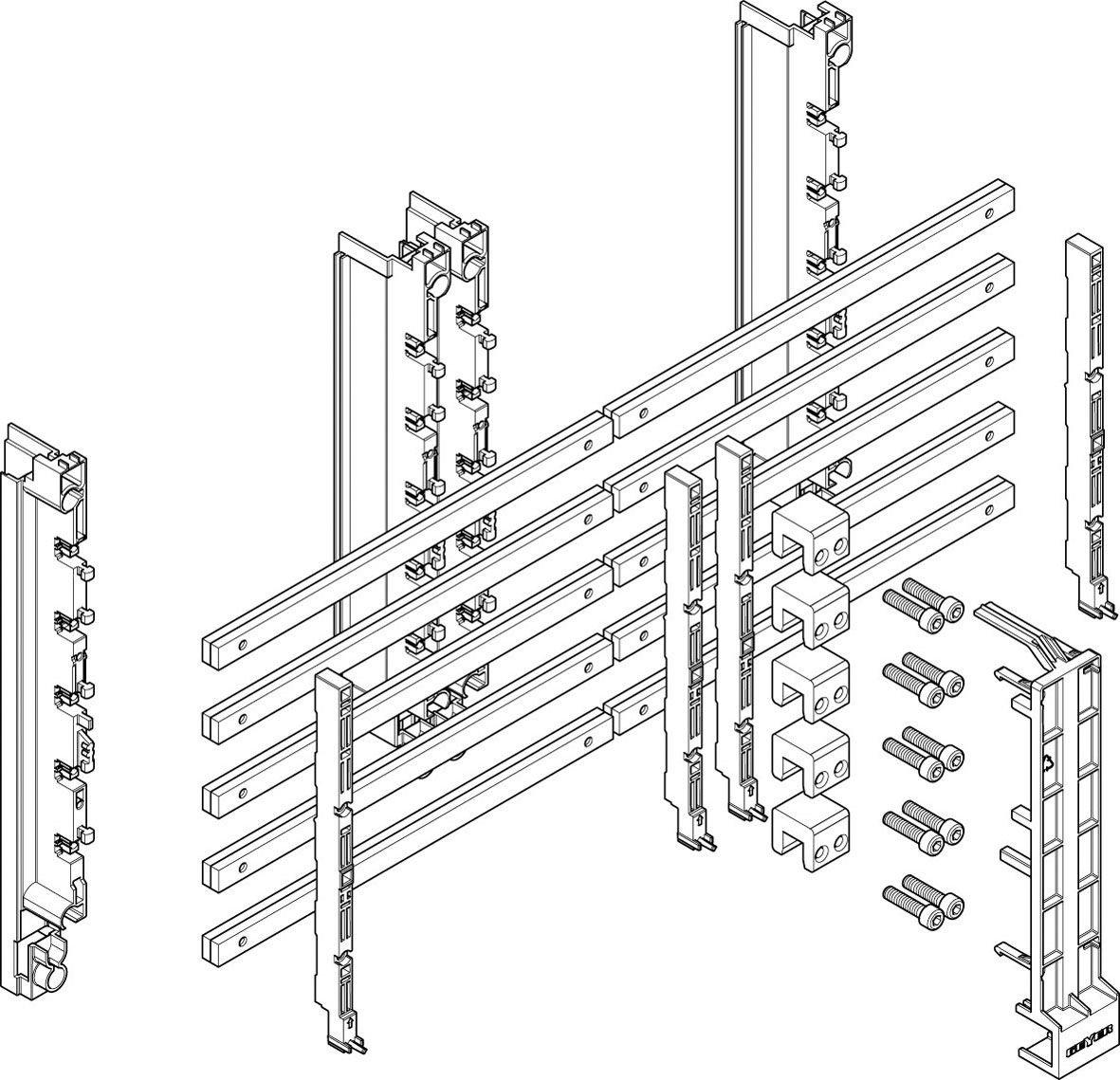Sammelschienenverbinder Feld/Feld 5p 355A