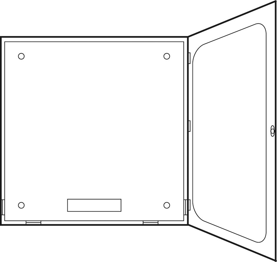 Komplettschrank AP 1Z 1stö 2Feld IP43 m.Schiene 1250x550x210mm