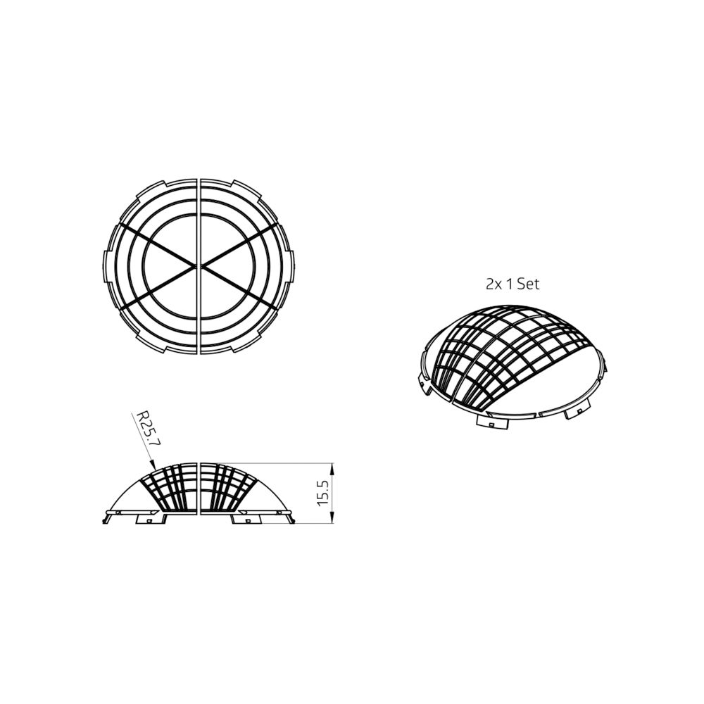 Abschattungsset ws samt Zubehör