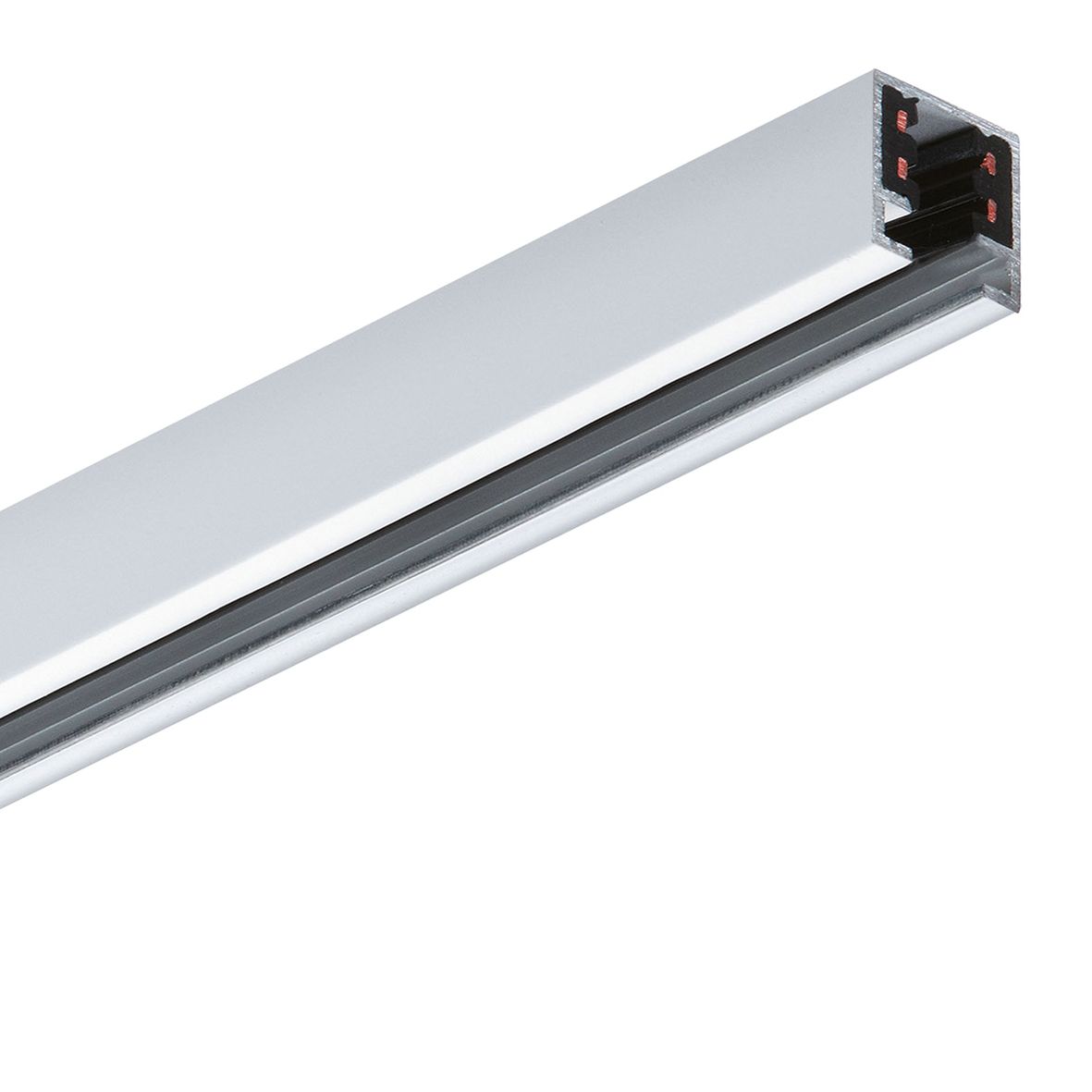 Stromschiene 2ph 2000mm ws 230V Alu 18x18mm rechteck