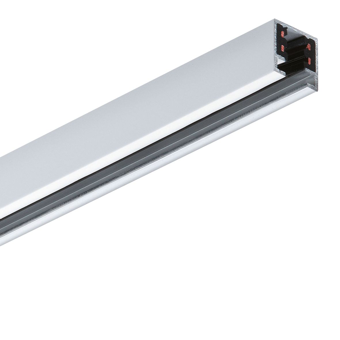 Stromschiene 1ph 2600mm ws 230V Alu 18x18mm rechteck