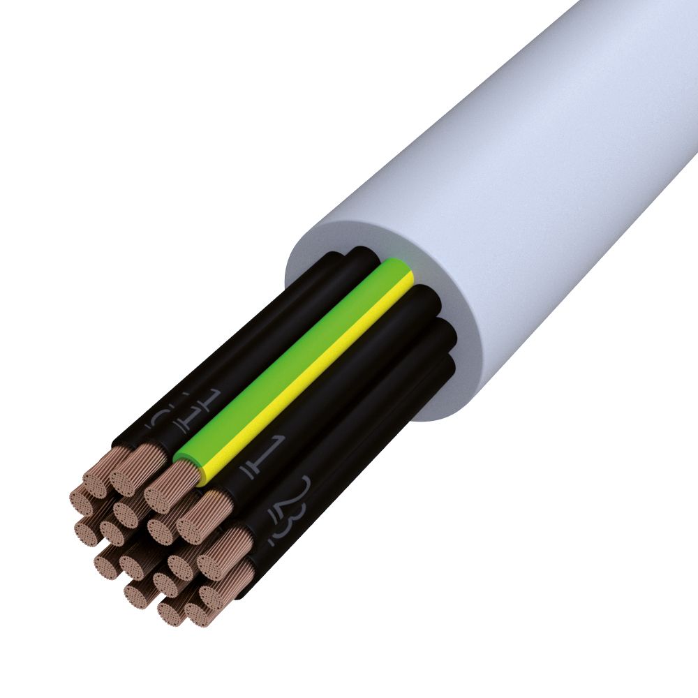 Steuerleitung Dca HMH-JZ 18G0,75 gr TRS Halogenfrei nach EN IEC 60754-1 Ø14mm