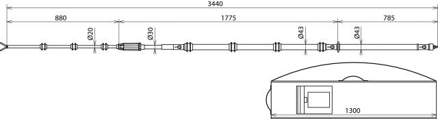 Spannungsprüfgerät 1p 110-132kV AC 50Hz akust/opt Mit Eigenprüfvorrichtung