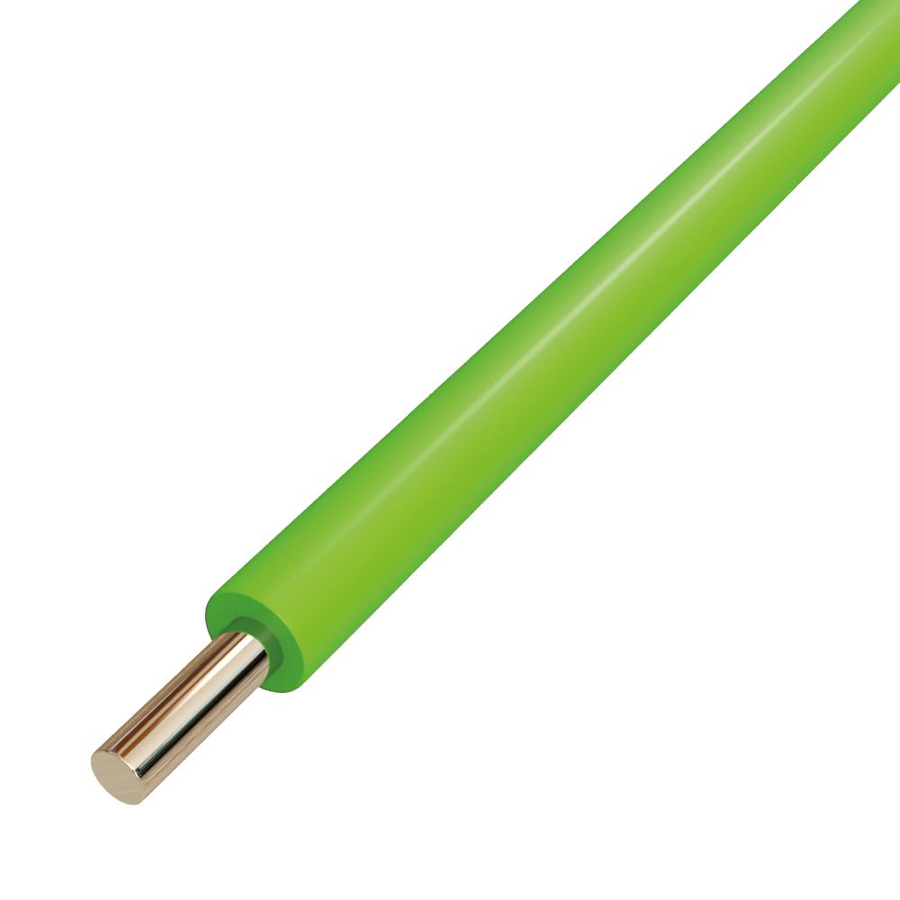 Silikoneinzelader Eca SID 1 gn TRS Kl.1 &#x3D; eindrähtig