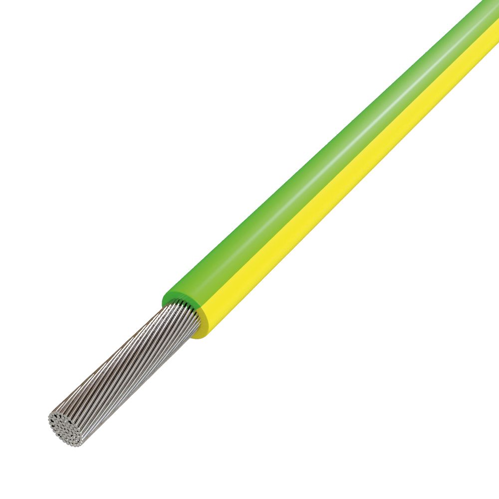 Silikoneinzelader Eca SIF 6 gn/ge TR500 Kl.5 &#x3D; feindrähtig