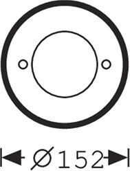 Abdeckung edst Lutera Ø152mm