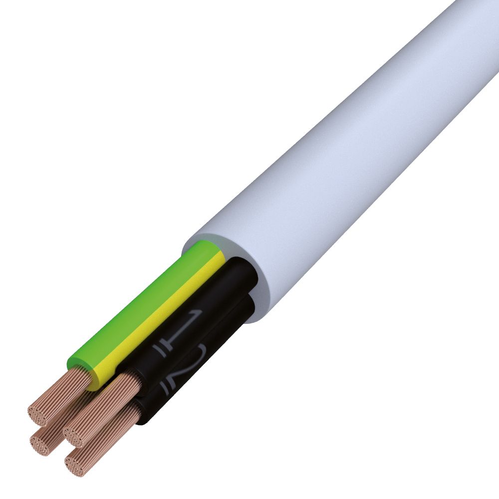 PVC-Steuerleitung Eca JZ-600 4G4 sw TRS Ø13mm Polyvinylchlorid (PVC) Ziffer