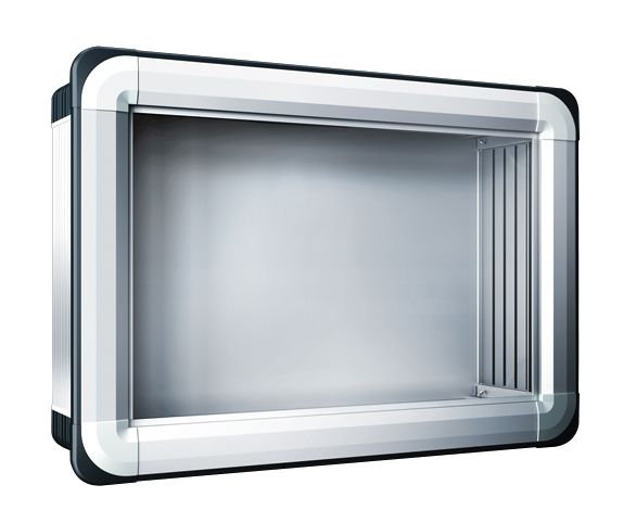 Bediengehäuse ST IP65 Comfort-Panel 520x400x152mm RAL7035 pulverbesch