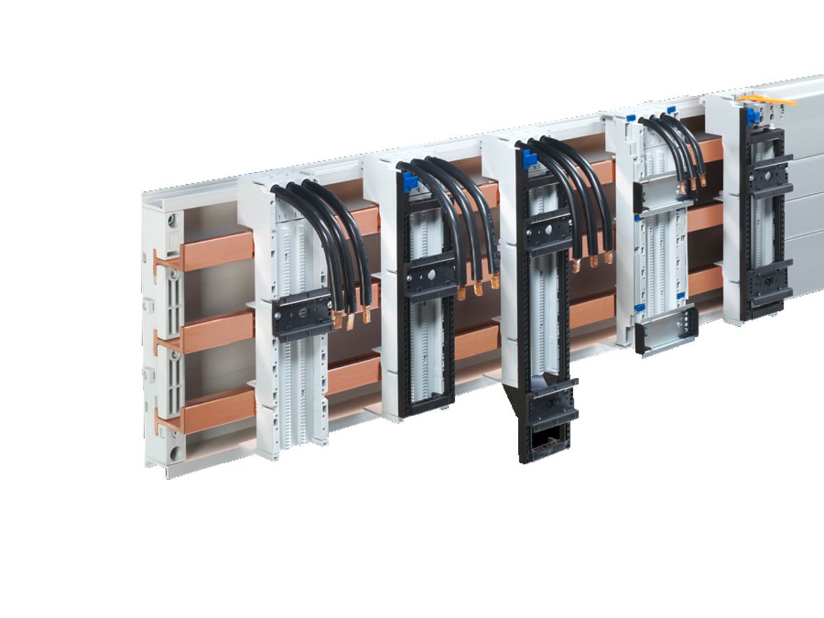 Sammelschienenadapter RiLine Abst=60mm 3xAWG10 3Ltg AWG10 32A 5-10mm 45mm