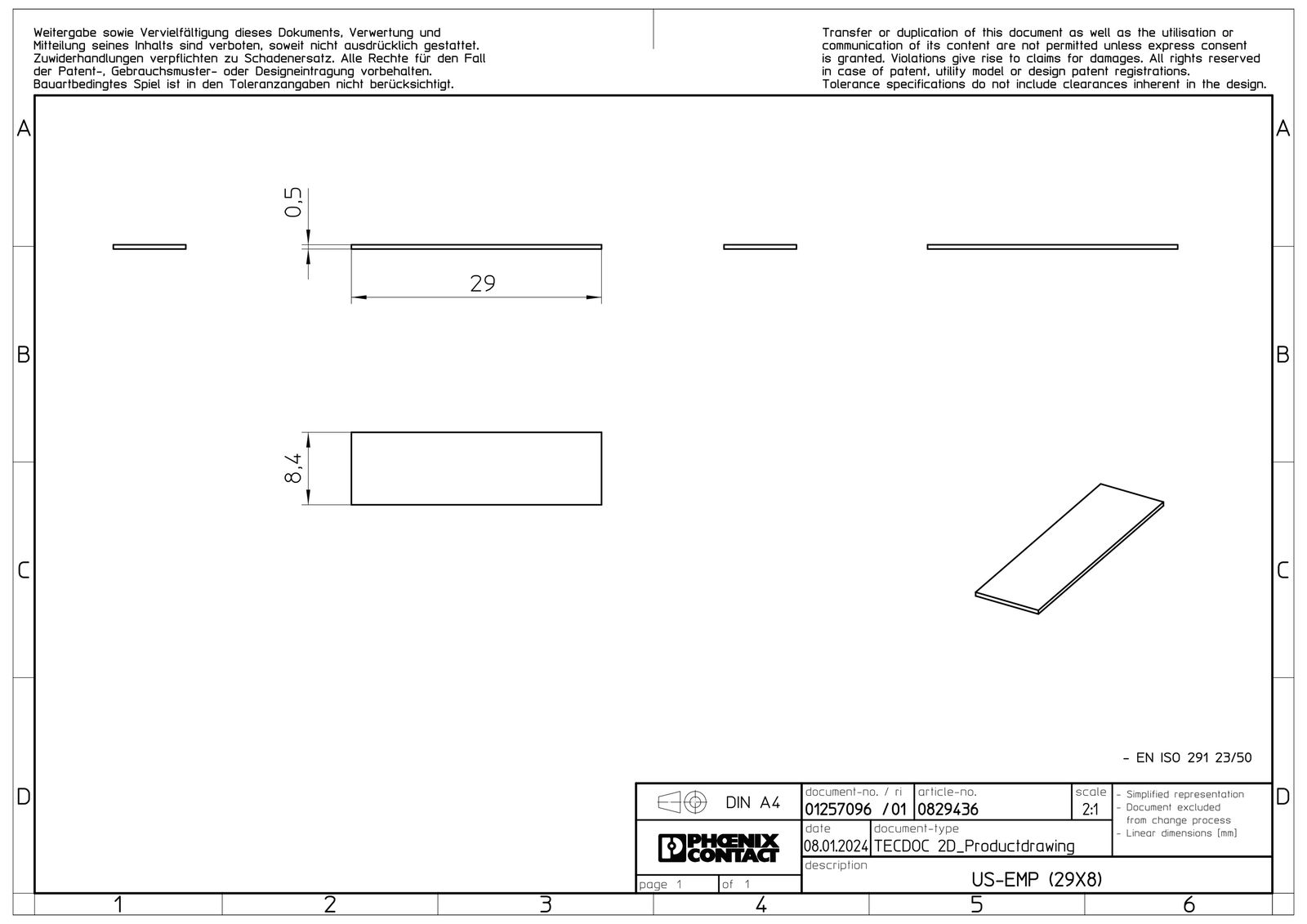 Kennzeichnungsmaterial ws 8x29mm