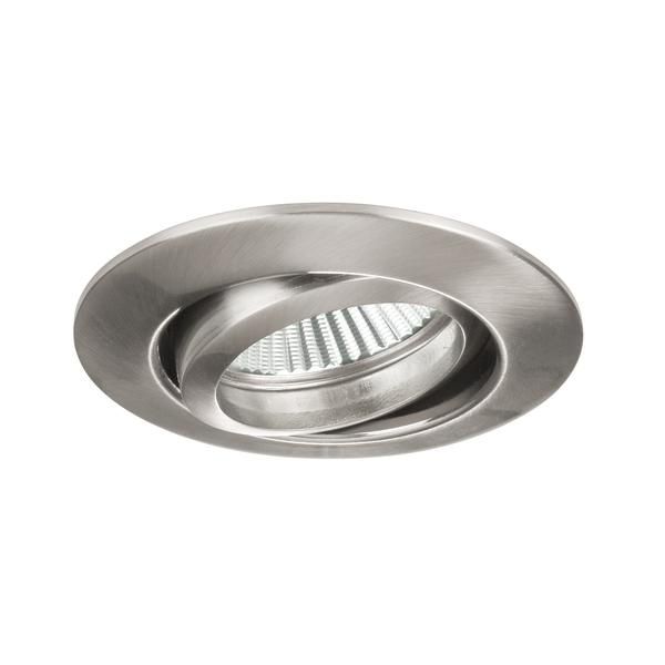 Einbaustrahler 13W Konv GX5,3 ni mt IP20 Alu Ø/EB68mm