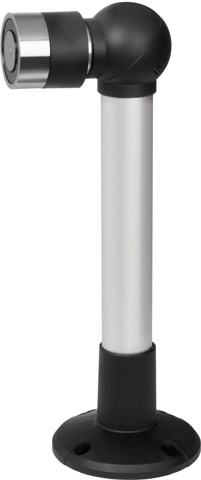 Türhaftmagnet 500N 24V DC Aufb rnd Alu f.Wandmont Geeignet für Bodenmontage