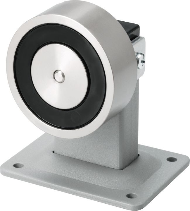 Türhaftmagnet 800N 24V DC Aufb rnd ST f.Wandmont Geeignet für Bodenmontage
