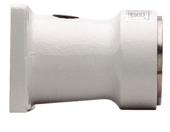 Türhaftmagnet 500N 24V DC Aufb rnd Alu f.Wandmont Geeignet für Bodenmontage
