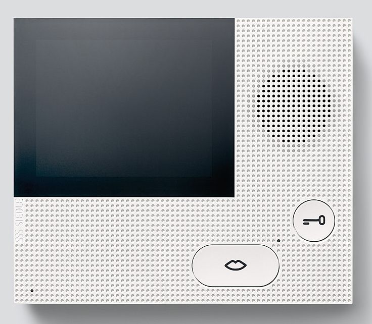 Video-Innenstation Bus AP PAL 88mm rws 135x115x24mm Internkommunikation