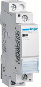 Installationsschütz 25A 230V/AC 230V/UC 1S 1900W/AGL 950VA/LL 1TE