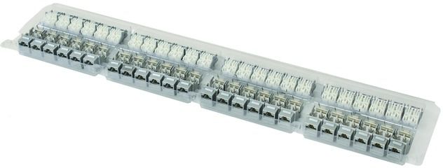 Modular-Buchse Cat6A RJ45 27-22AWG Schirm rnd massiv f.Rundkabel
