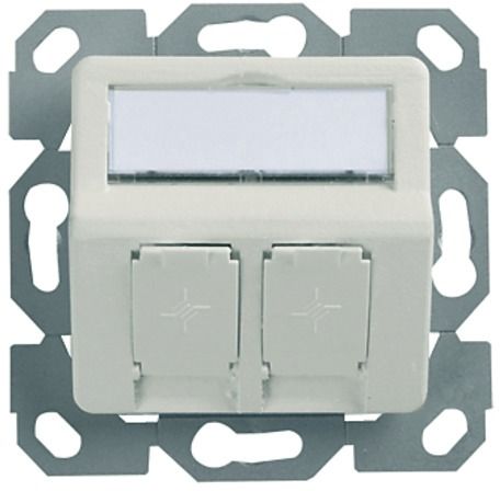 Modulaufnahme 2f IDC Kanaleinb IP20 aws Schneidklemme IDC schräg m.Staubschutz