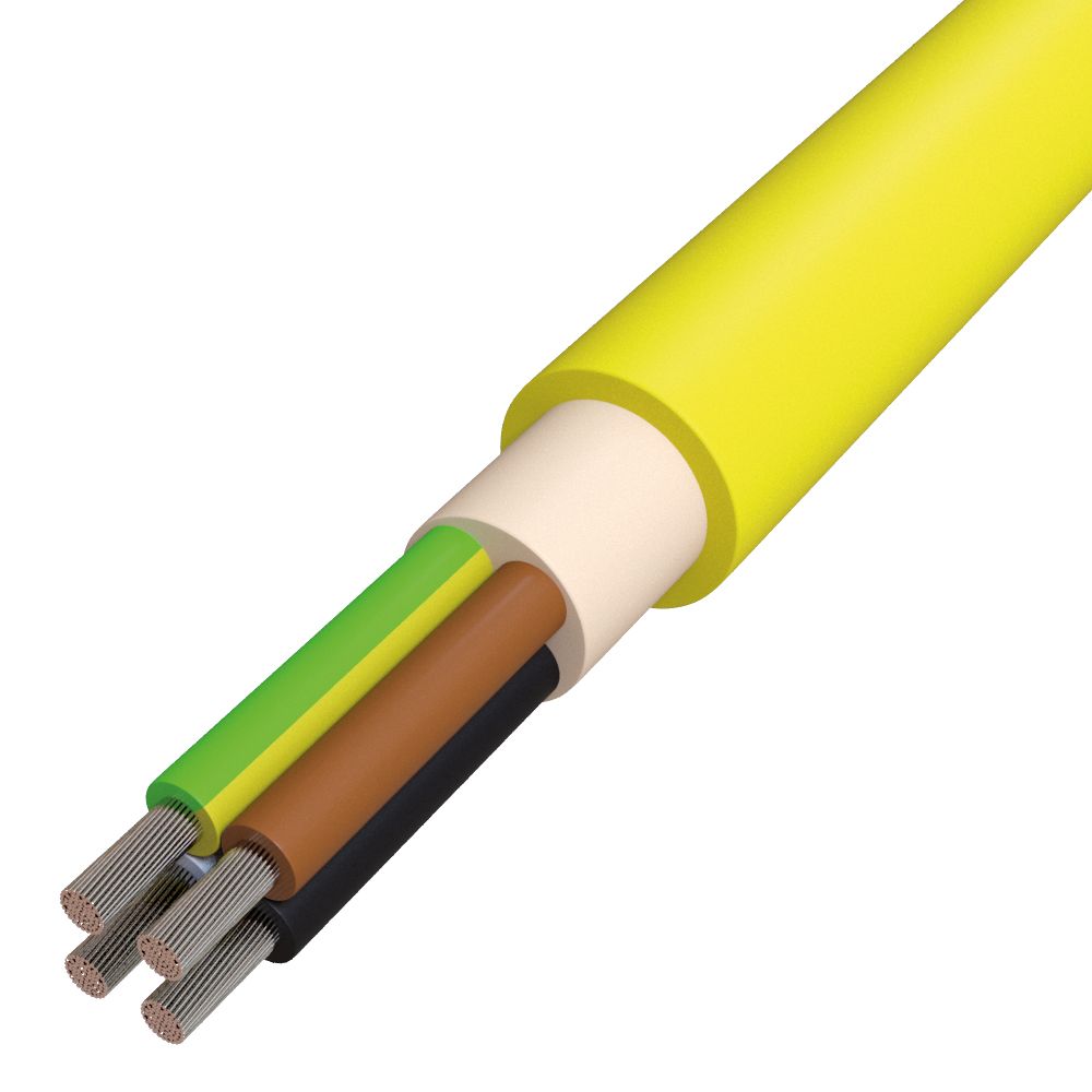 Gummischlauchleitung NSSHÖU-J 4G1,5 ge TRS Farbe -20-80°C