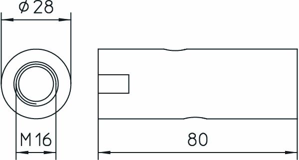 Anschlusssystem V2A unbeh Edelstahl (V2A)