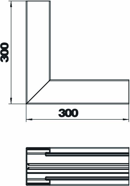 Inneneck GEB-K Alu UT 110x70mm natur hfr anod/elox