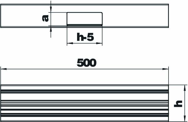 T-Stück GEB-K 70x110mm UT Alu alu anod/elox