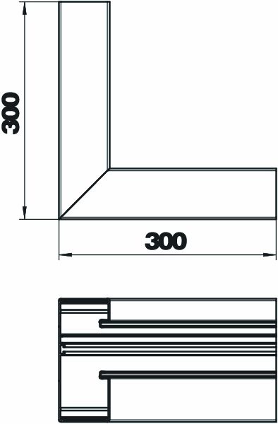 Inneneck GEB-K Alu UT 130x70mm natur hfr anod/elox