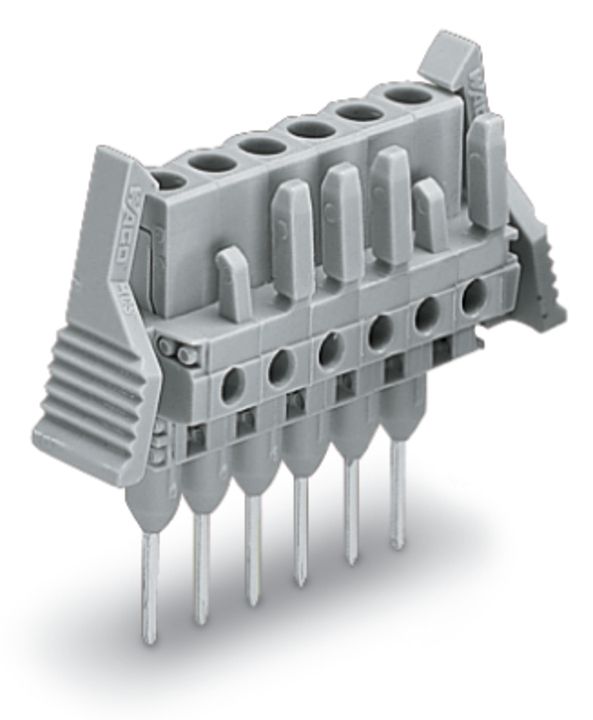 Platinenstecker Stift 6p Serie 232 gr 1re 5mm Zinn Löt frei