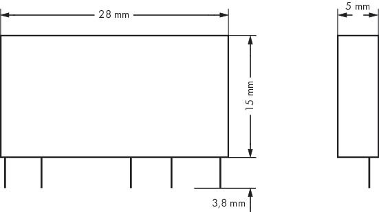 Optokoppler 24V 0,007A Serie 857 0-48V