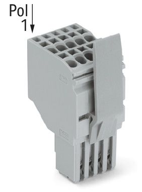 Klemmleiste 10p gr Serie 2020 13,5A 0,14-1,5qmm Thermopl 3,5mm Federzugans