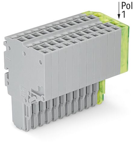 Klemmleiste 15p gr/gn-ge Serie 2020 13,5A 0,14-1,5qmm Thermopl 3,5mm